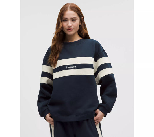 Lululemon Women's Steady State Oversized Pullover Stripe