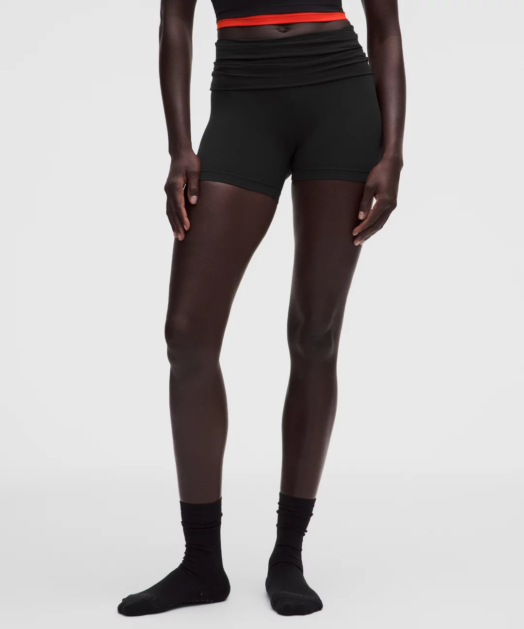 lululemon Groove Foldover Mid-Rise Short 4"