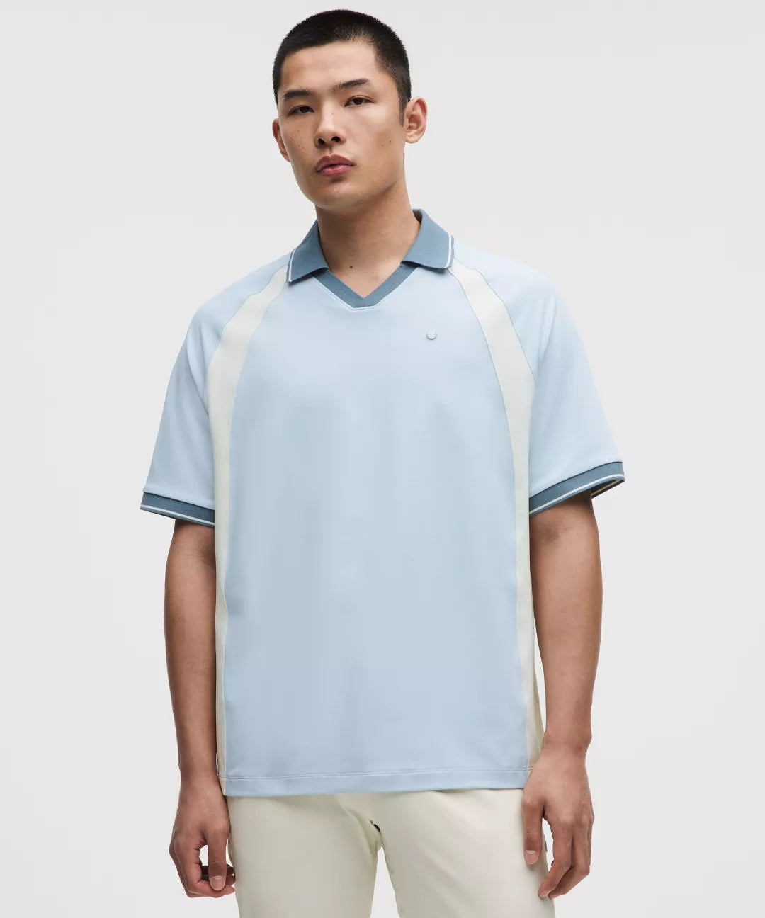 UV-Protective Relaxed-Fit Golf Polo Shirt