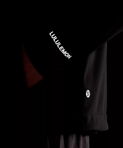 Lululemon athletic wear with logo on a dark background