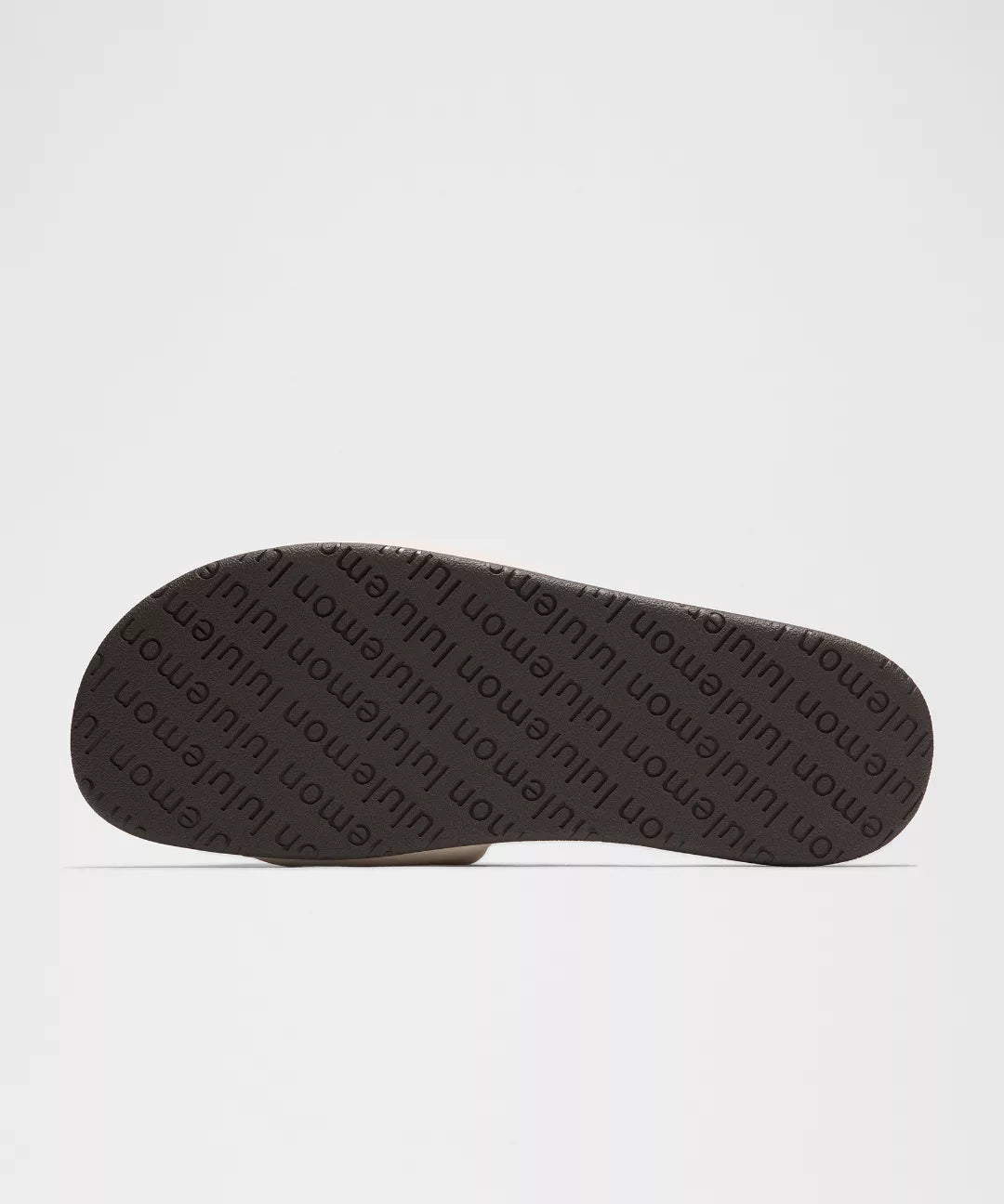Black sole of a sneaker on a white background