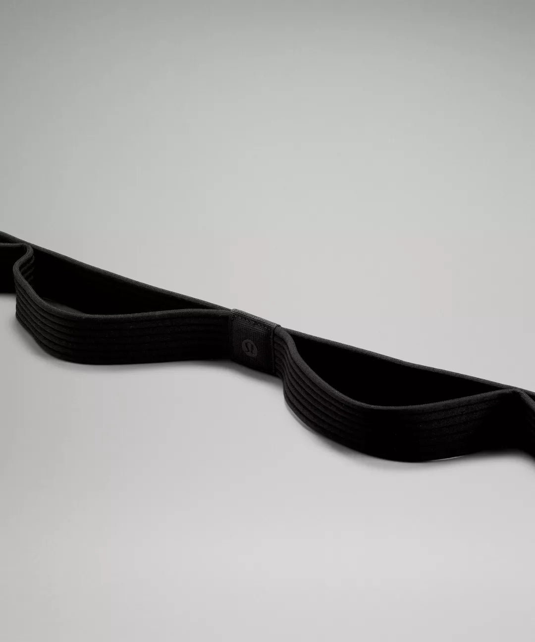 Black belt on a light gray background