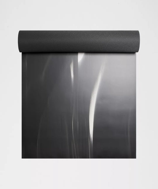Roll of black paper on a white background