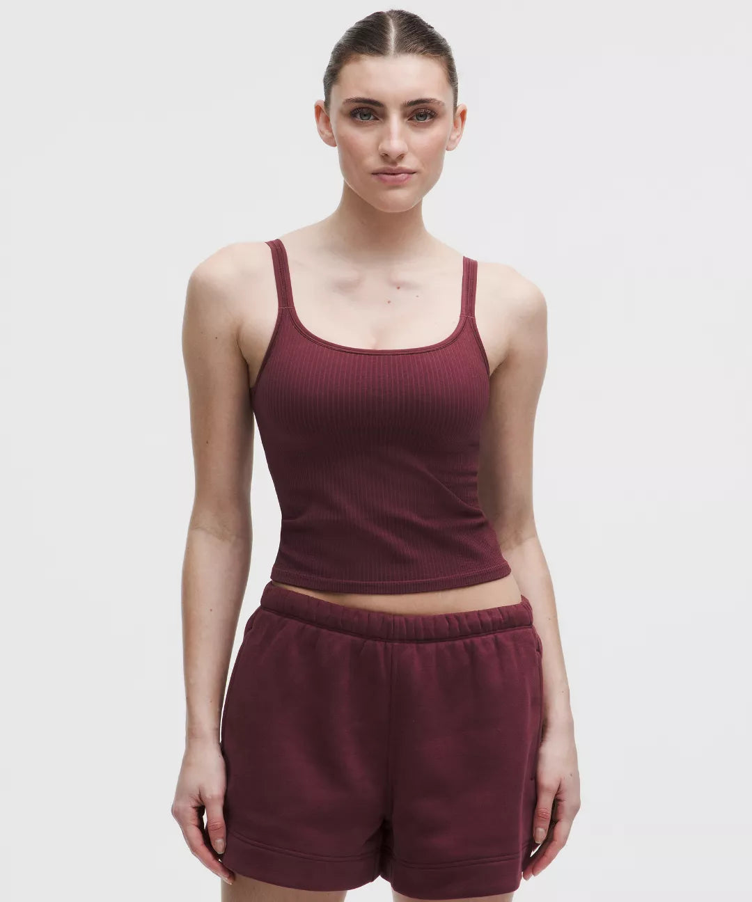 Ebb to Street Scoop-Neck Cropped Tank Top Light Support, B/C Cup