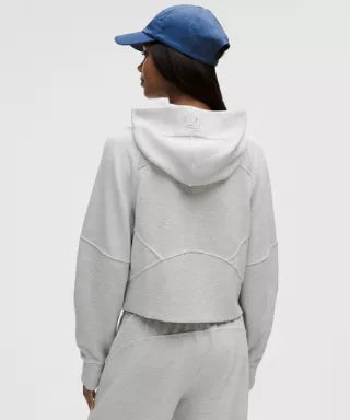 Scuba Oversized Full-Zip Hoodie Waffle