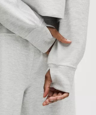 Scuba Oversized Full-Zip Hoodie Waffle