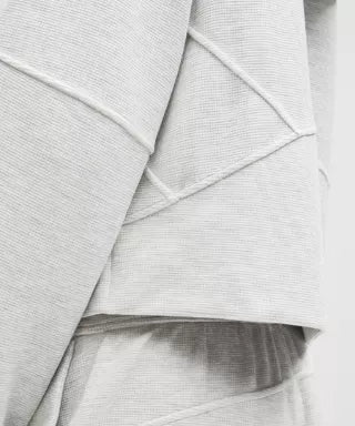 Scuba Oversized Full-Zip Hoodie Waffle