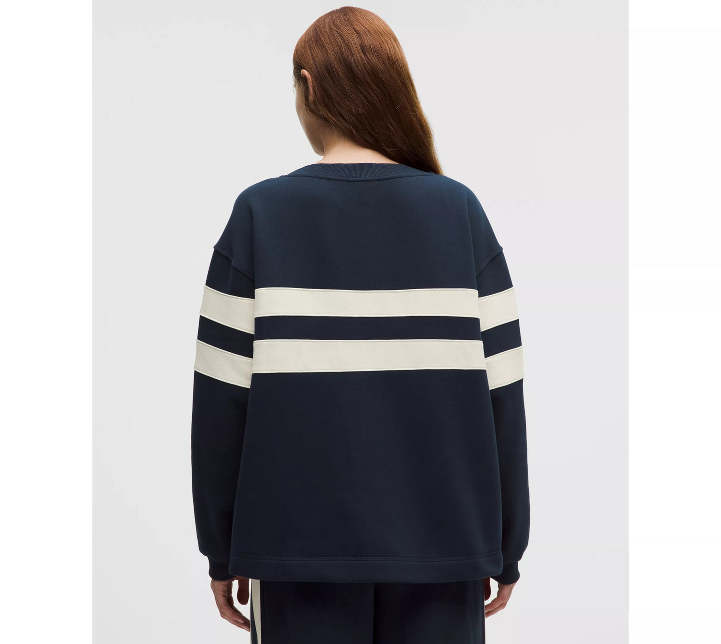Lululemon Women's Steady State Oversized Pullover Stripe