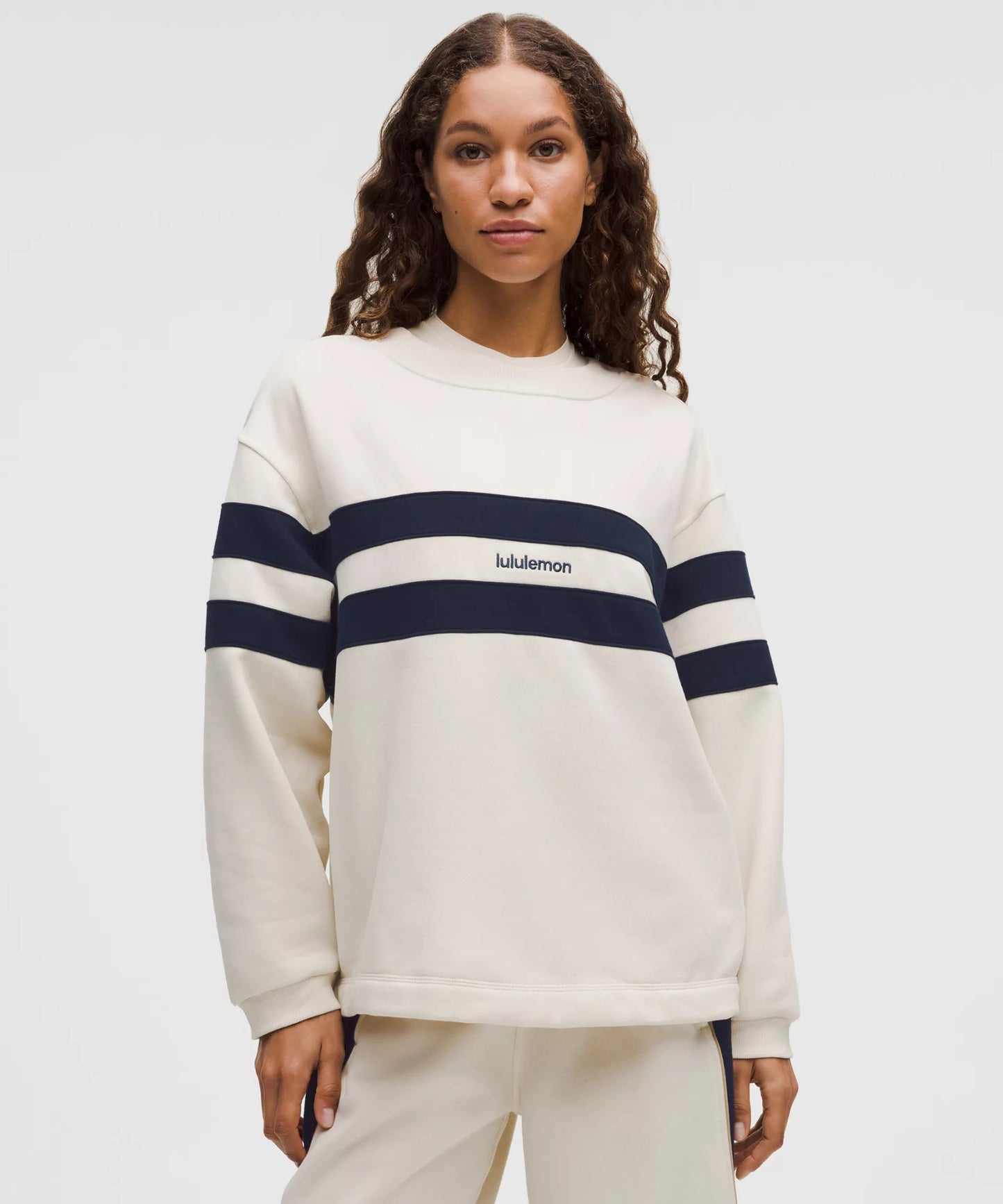 lululemon Women's Steady State Oversized Pullover Stripe