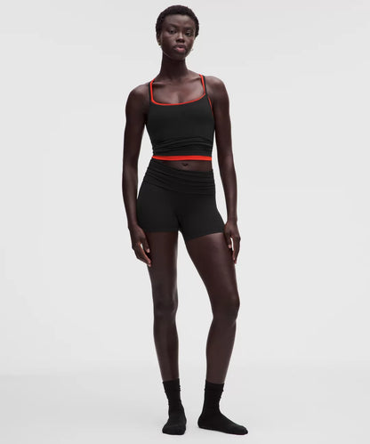 lululemon Groove Foldover Mid-Rise Short 4"