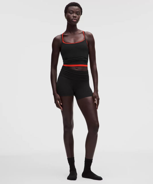 lululemon Groove Foldover Mid-Rise Short 4"