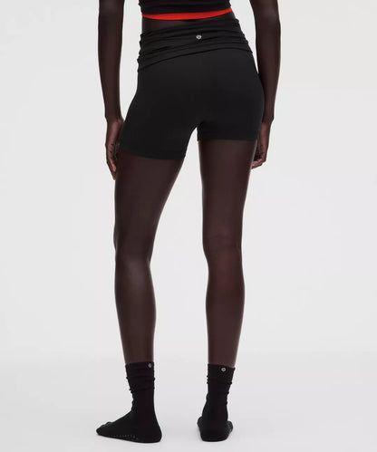 lululemon Groove Foldover Mid-Rise Short 4"